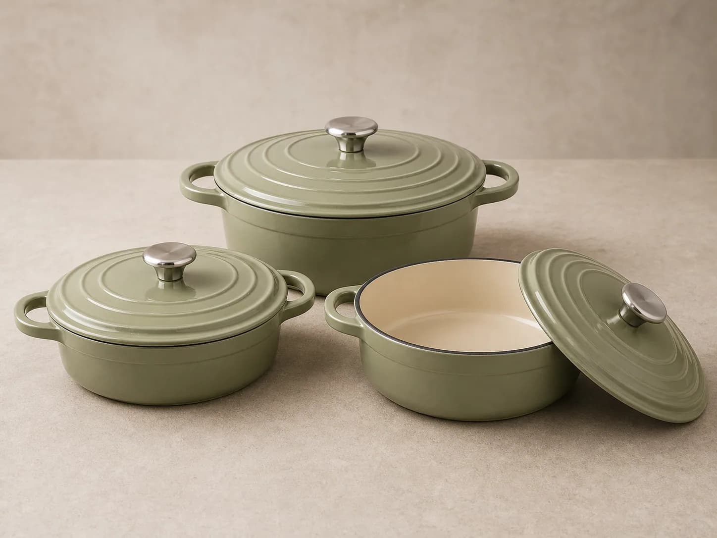 Casserole cast iron cookware